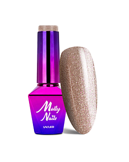MollyNails Wedding Dream and Champagne Moscato Fizz Lakier Hybrydowy UV LED Nr 385 8 g