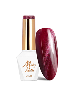 MollyNails Reds Cat Eye Red Lakier Hybrydowy UV LED Nr 232 8 g