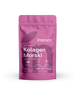 Intenson Kolagen morski + Witamina C + kwas hialuronowy 60g