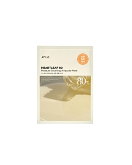 Anua Heartleaf 80 Moisture Soothing Ampoule Mask, Kojąco-nawilżająca maseczka w płachcie, 27 ml