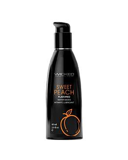 Wicked Water Based Intimate Lubricant lubrykant na bazie wody Sweet Peach, 60ml