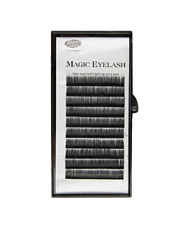 Stars Colors Magic Eyelash Rzęsy Na Pasku Pojedyncze Czarne 0,15 C 10 mm