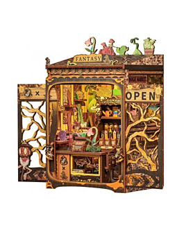 Habarri Miniaturowy domek mini Book Nook - Fantastyczne rośliny