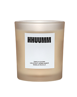 HHUUMM Świeca sojowa Grejpfrut - Jaśmin - Amber - Wanilia - Paczula, 180 g