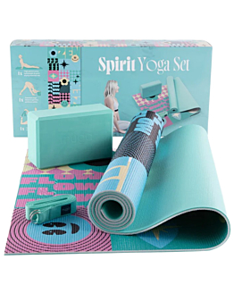 Myga Zestaw do jogi Spirit Yoga Set: mata, klocek, pasek