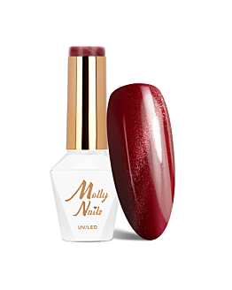 MollyNails Reds Cat Eye Red Lakier Hybrydowy UV LED Nr 231 8 g
