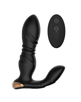 B-Series Magic Smart Massager wodoodporny smart masażer z pilotem Black