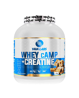 Yava Labs Whey Camp + Creatine Białko serwatkowe z kreatyną smak słony karmel