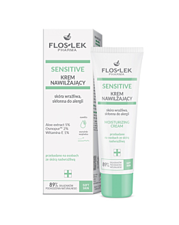 Floslek Sensitive krem nawilżający do twarzy, 50ml