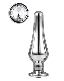 Korek Analny Gleaming Love Silver Pleasure Plug M Dreamtoys