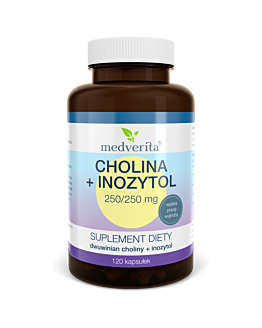 Medverita Cholina + Inozytol 120 kapsułek