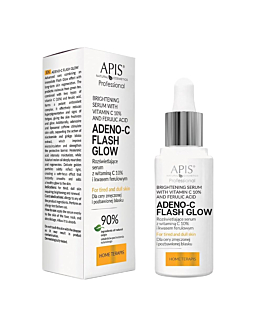 APIS Adeno-C Flash Glow rozświetlające serum do twarzy z witaminą C i kwasem ferulowym, 30ml