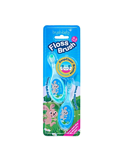 Brush-Baby FlossBrush szczoteczka do zębów dla dzieci 0-3 lat 2szt