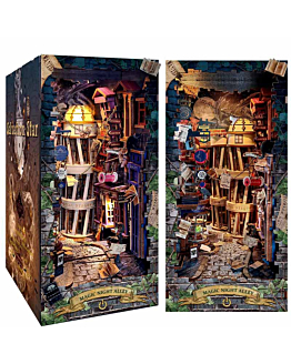 Habarri Miniaturowy domek Book Nook - Alejka ocalenia
