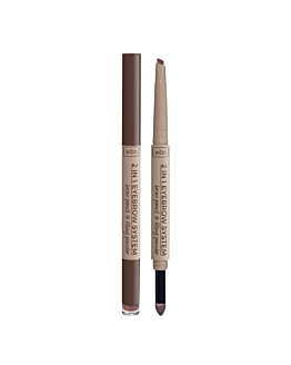 Wibo 2in1 Eyebrow System kredka i gąbka do brwi 1