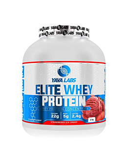 Yava Labs Elite Whey Protein Białko serwatkowe smak lody truskawkowe