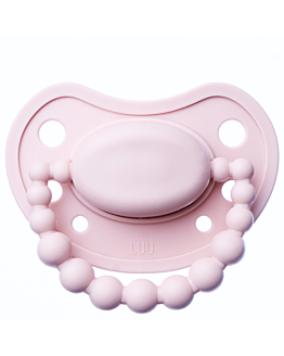 LUU Kids Smoczek pozycjonujący Velvet Blush 0-3m