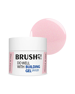 BrushUp! Do Well with Building Gel żel budujący do paznokci Dazzle in Pink, 12g