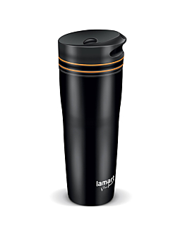 Lamart Kubek Termiczny MANQ LT4051 Czarny 360 ml