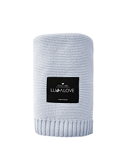 Lullalove Bambusowy koc frozen blue
