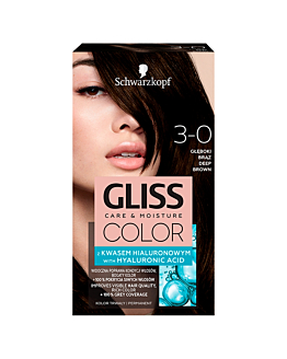 Gliss Color 3-0 Głęboki Brąz Farba do włosów, .