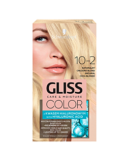 Gliss Color 10-2 Naturalny Chłodny Blond Farba do włosów, 