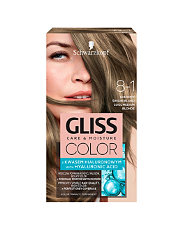 Gliss Color Farba do włosów 8-1 Chłodny Średni Blond
