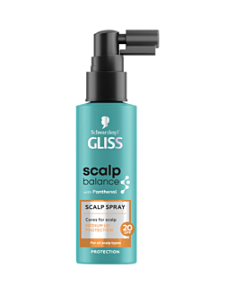 Gliss Gliss Scalp Balance, Spray protettivo UV per capelli e cuoio capelluto, SPF20