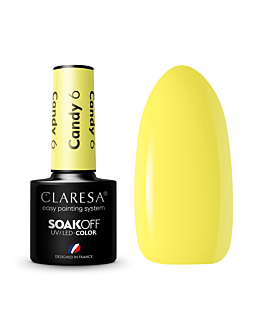Claresa Soak Off UV/LED Candy lakier hybrydowy 6, 5g