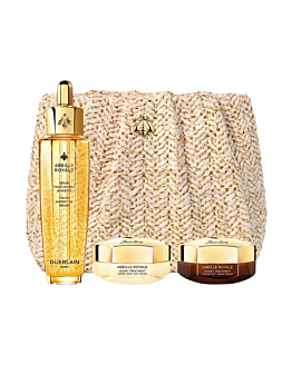 Guerlain Abeille Royale Youth Watery Oil Serum zestaw serum do twarzy, 50ml + krem na dzień, 15ml + krem na noc, 15ml + kosmetyczka