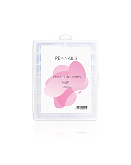 PB Nails Górne formy Dual Forms No.01 - migdał salonowy