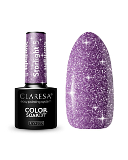 Claresa Soak Off UV/LED Starlight lakier hybrydowy 5, 5g