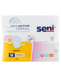 Seni Active Normal, Elastyczne majtki chłonne, 80-110cm, Medium
