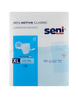Seni Active Classic, Elastyczne majtki chłonne, 120-160cm, Extra Large