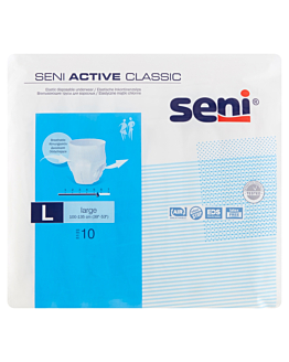 Seni Active Classic Elastyczne majtki chłonne 100-135 cm, Large