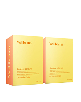 Vellena Zestaw suplementu diety kobiece zdrowie brzoskwinia 2 pack