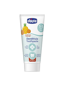 Chicco Toothpaste Pasta do zębów z fluorem 1000ppm o smaku wieloowocowym 1-5l, 50ml