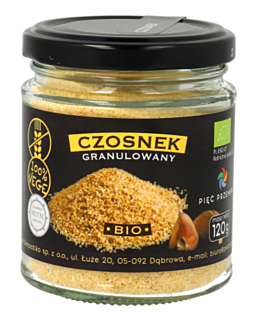 Pięć Przemian Czosnek granulowany bezglutenowy BIO 120 g