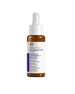 Collistar Attivi Puri Retinol + Panthenol Drops serum odnawiające przeciw zaczerwienieniom, 30ml