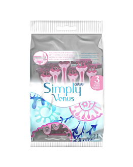 Gillette Simply Venus3 Jednoczęściowe Maszynki do Golenia