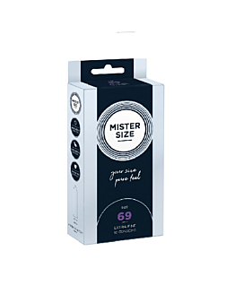 Condoms 69 Mm 10 Pieces Mister.Size
