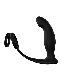 S-HANDE Wandering wibrator z ringiem i 9 trybami wibracji Black