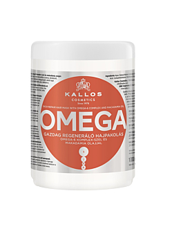 Kallos KJMN Omega Rich Repair Hair Mask regenerująca maska z kompleksem omega-6 i olejem makadamia, 1000ml