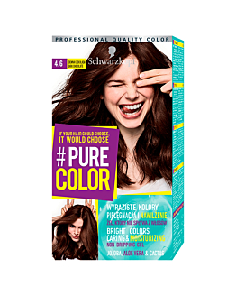 Schwarzkopf Pure Color Farba do włosów 4.6 Ciemna Czekolada
