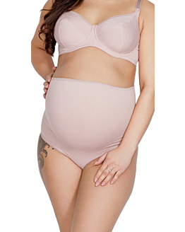 Mitex Mama Belly Majtki dla kobiet w ciąży Pudrowy Róż 2XL