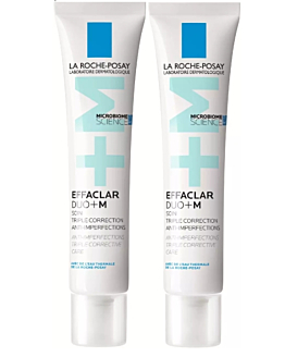La Roche-Posay Zestaw Dermokosmetyków Effaclar Duo+ M, 2x40ml
