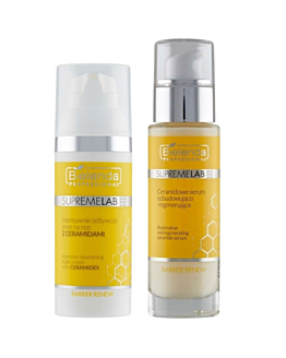 Bielenda Professional Zestaw Barrier Renew: Krem na noc 50ml + Serum 30ml