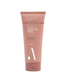 Azure Tan Nourish & Glow Stopniowo opalający balsam do ciała, light-medium