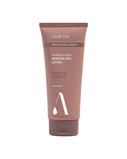 Azure Tan Nourish & Glow Stopniowo opalający balsam do ciała, medium/dark