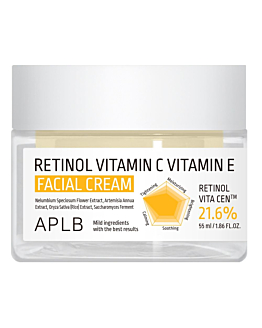 APLB Retinol Vitamin C Vitamin E Facial Cream rozświetlający krem do twarzy, 55ml